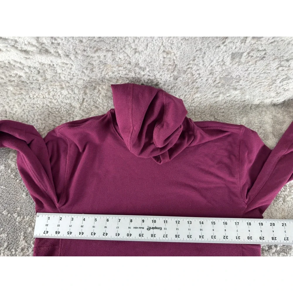 The North Face Size M Pullover Active Outdoors Hoodie Maroon Long Sleeve‎ Mens